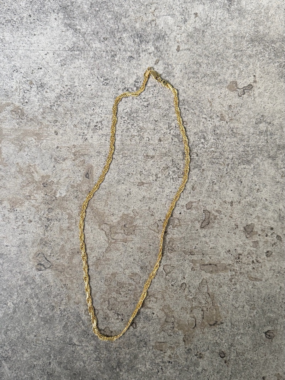 Gold Rope Chain Necklace - Women Jewelry